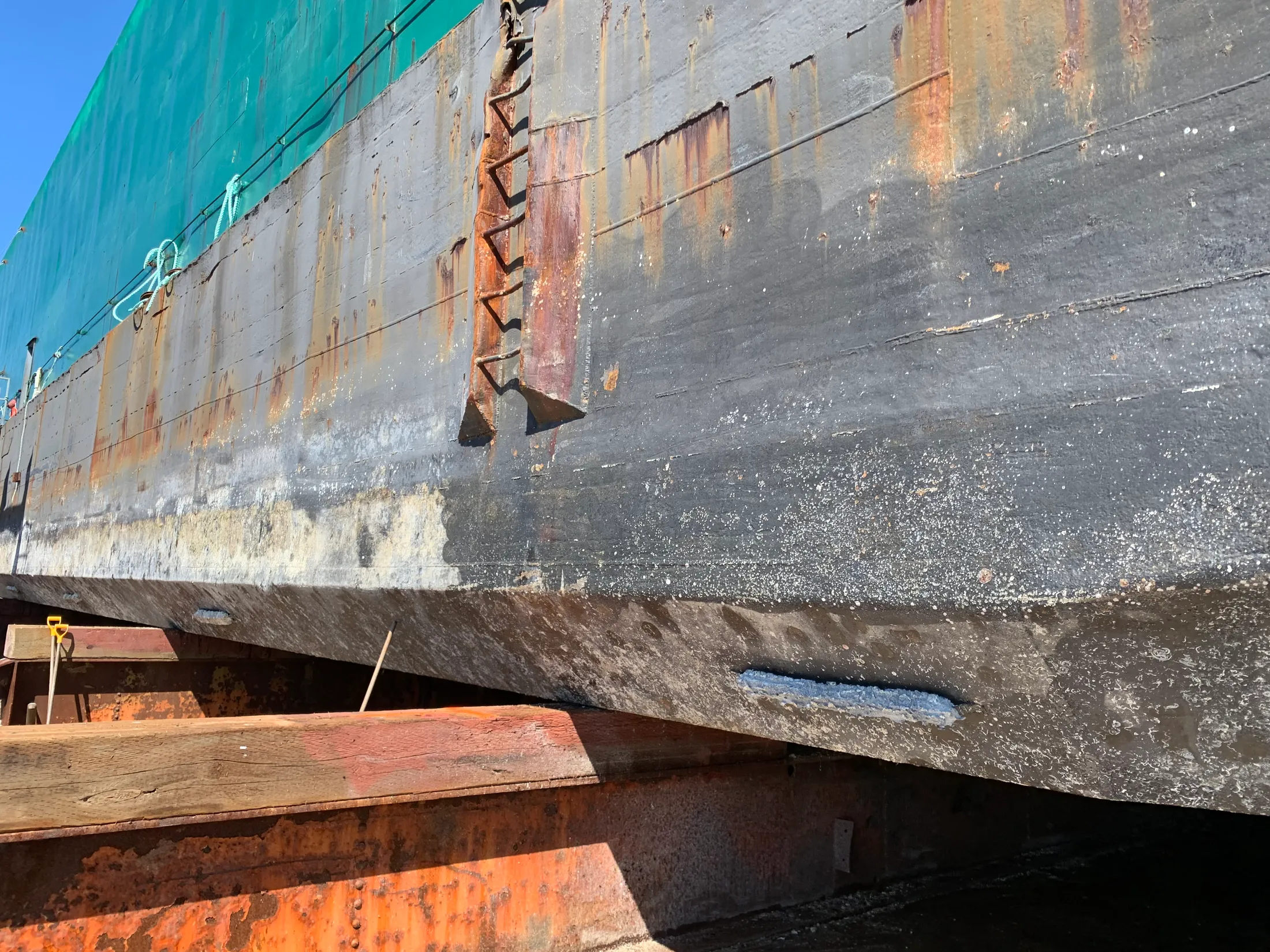 Barge fabrication work