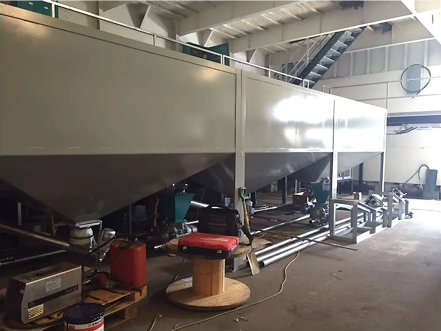 Fish Farm Feed Silo
