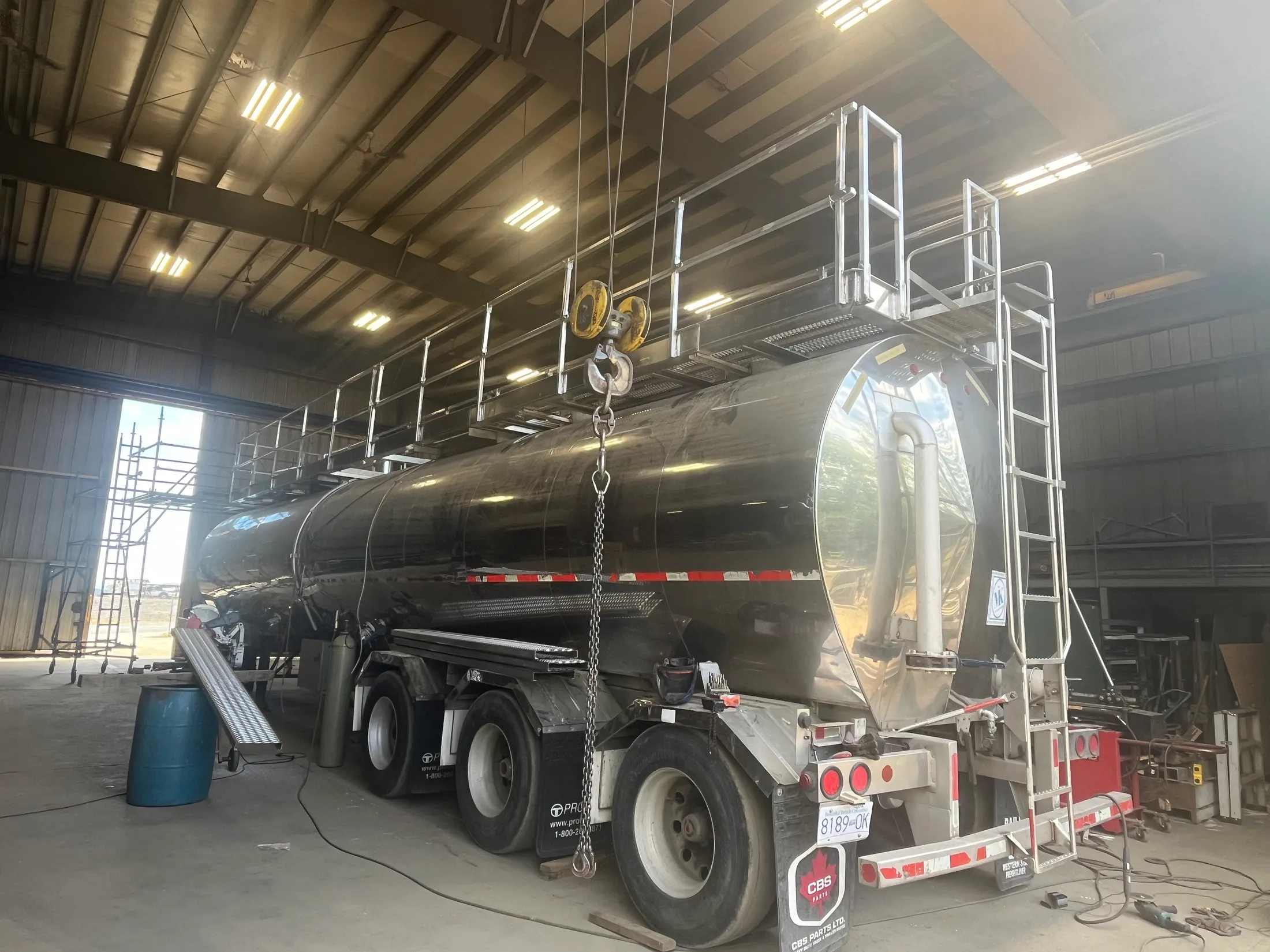 Industrial fabrication work