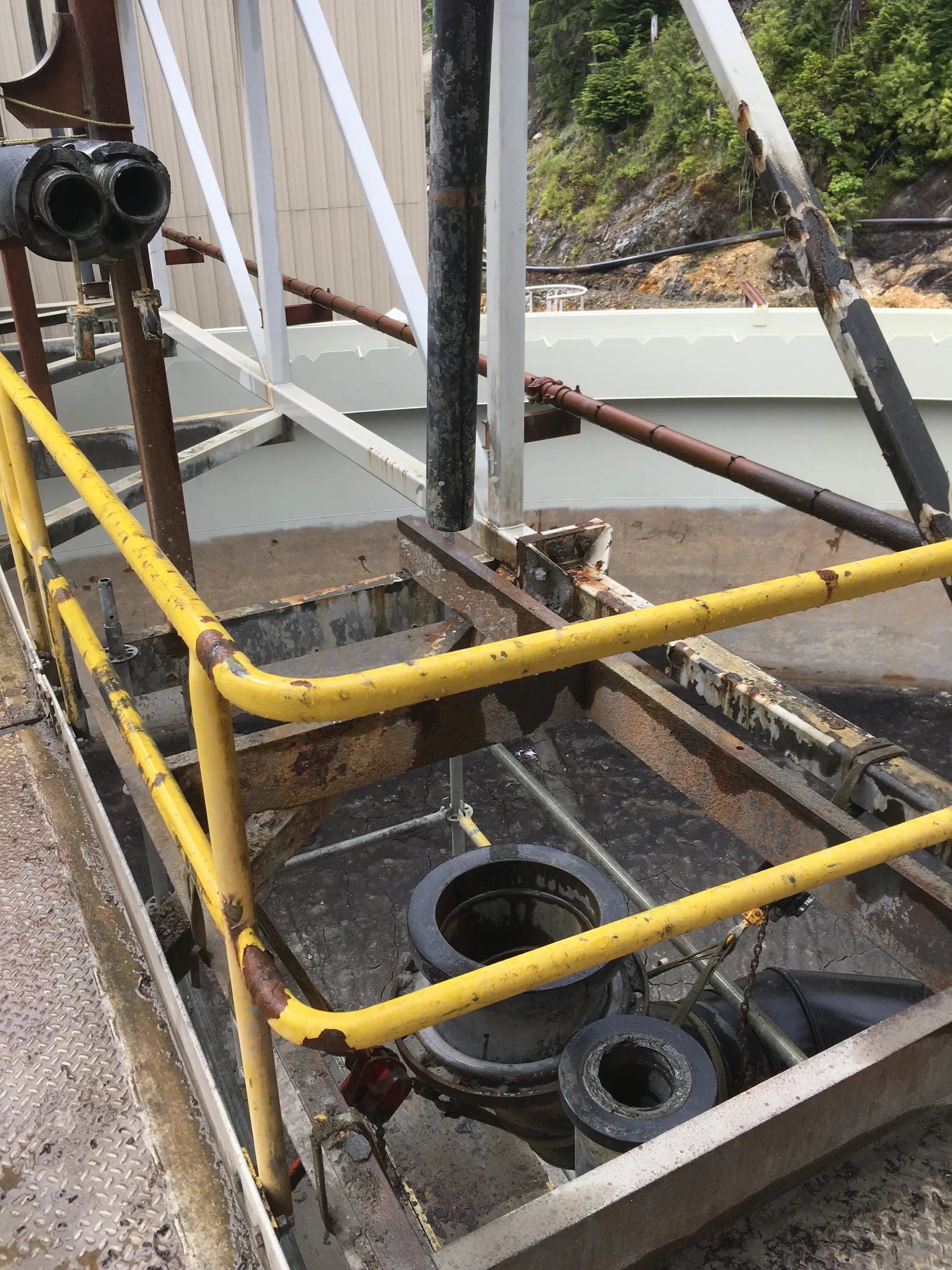 Mining fabrication work