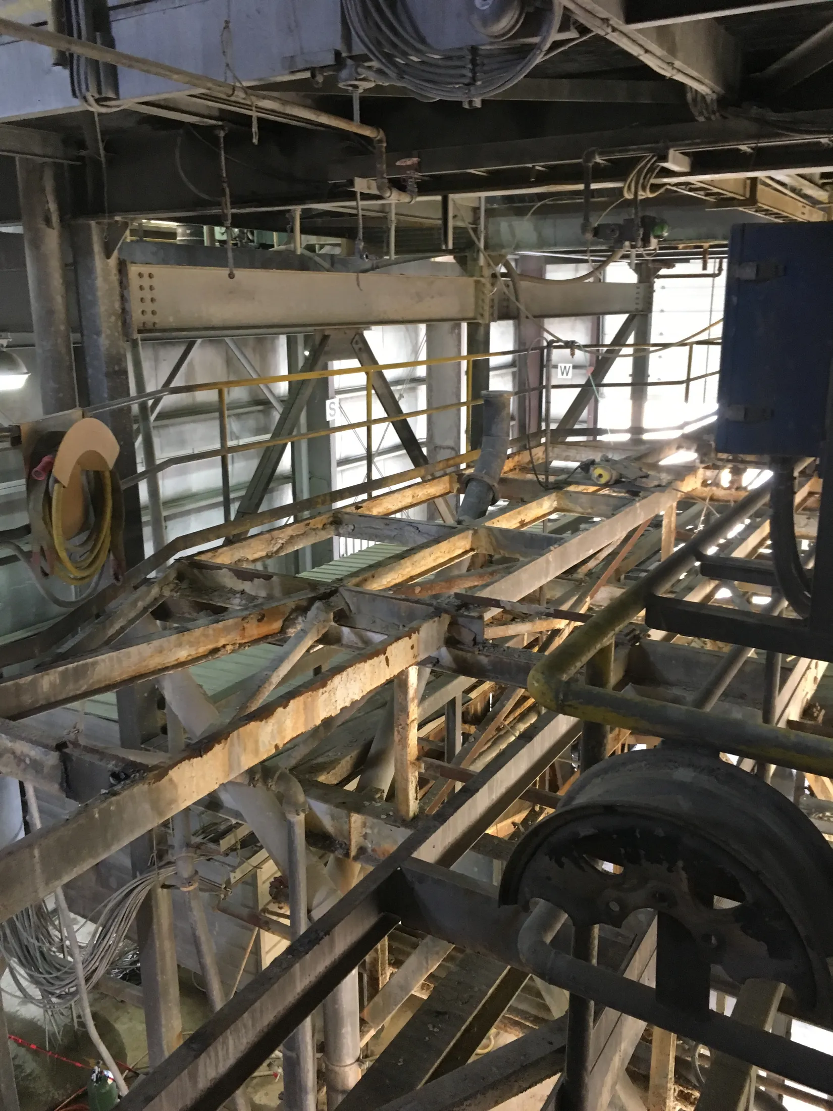Mining fabrication work