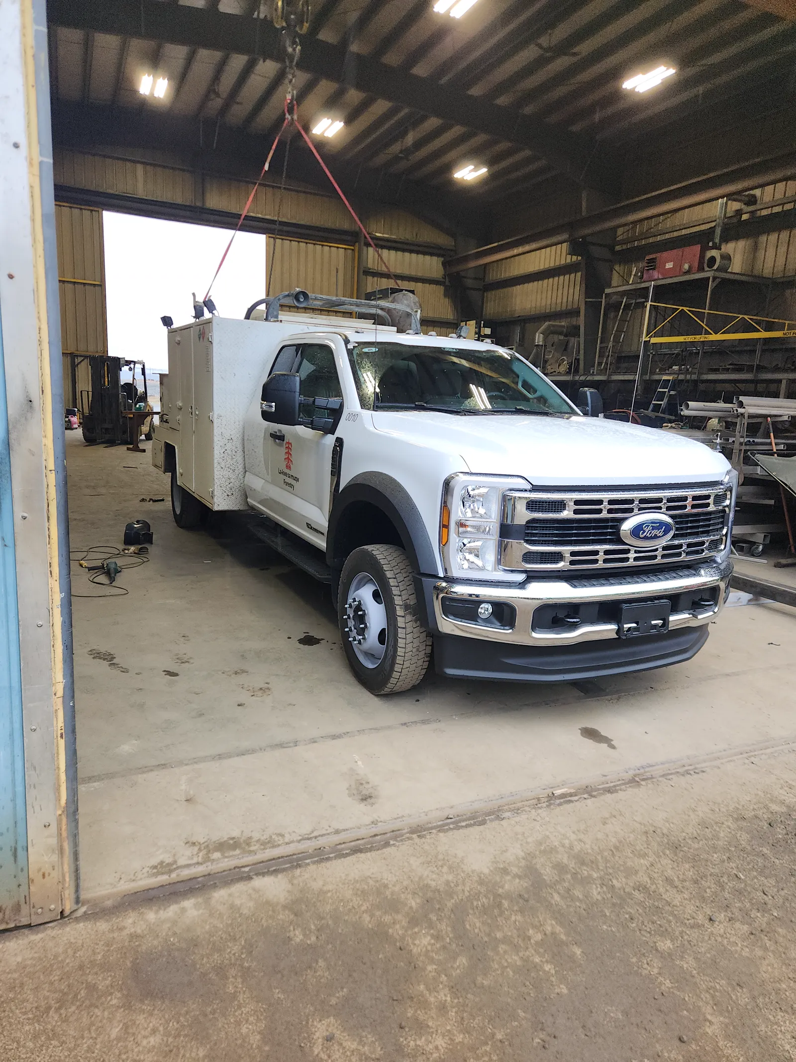 Finished service truck build