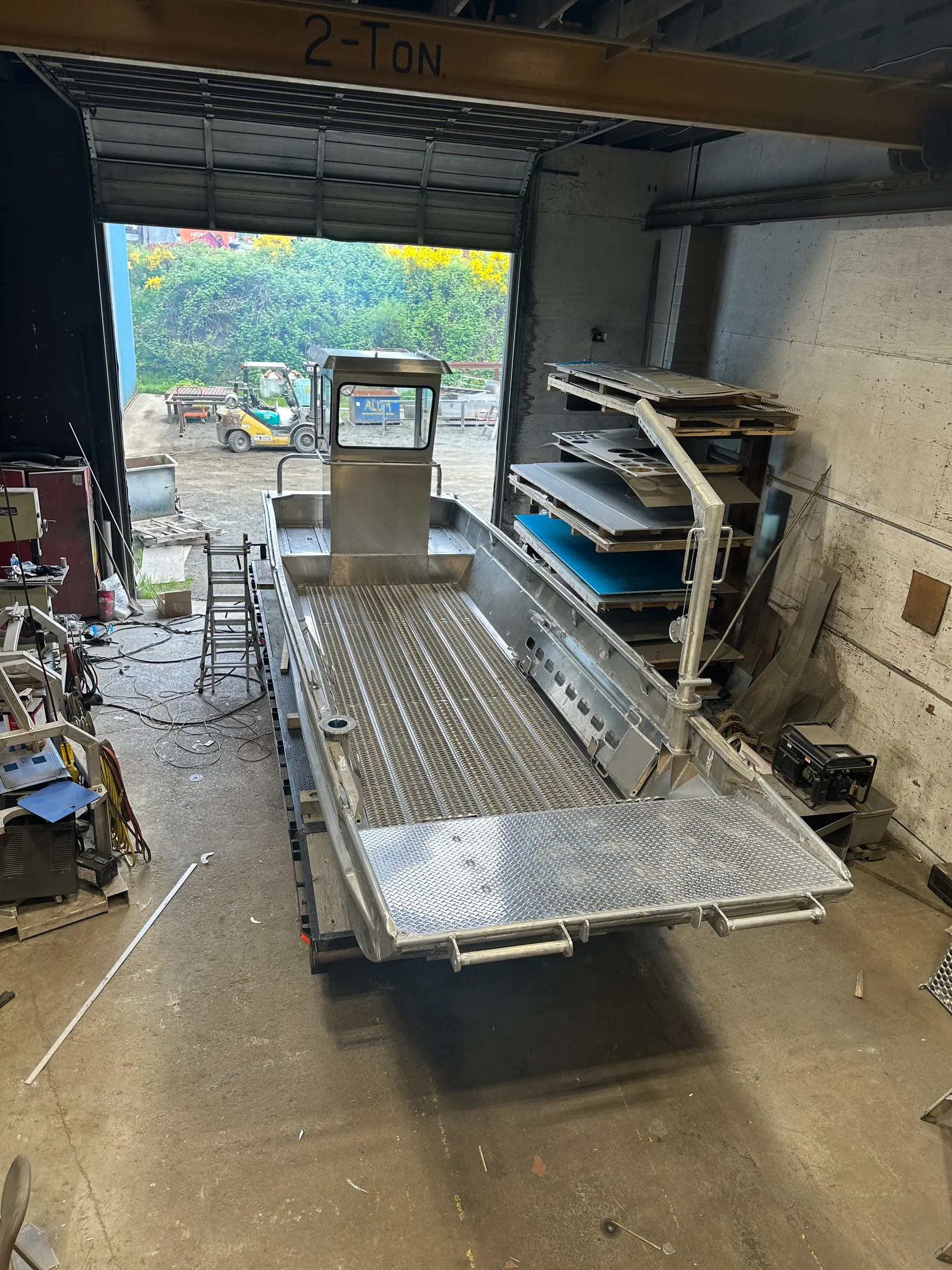 30 ft aluminum landing craft build